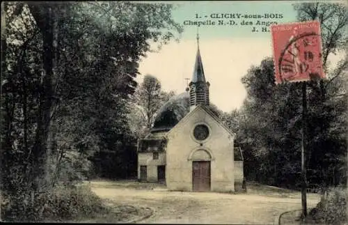 Ak Clichy sous Bois Seine Saint Denis, Notre Dame des Anges, Kapelle