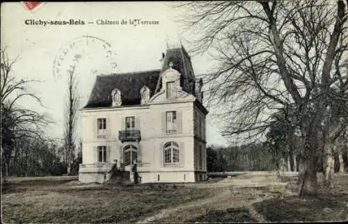 Ak Clichy sous Bois Seine Saint Denis, Chateau de la Terrasse