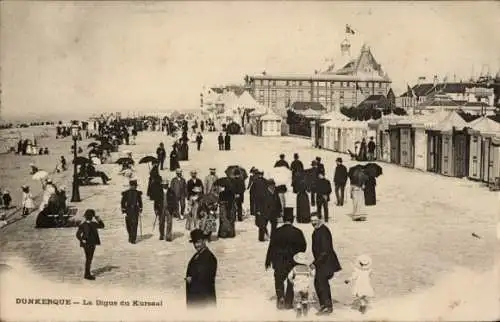 Ak Dunkerque Dünkirchen Nord, Digue du Kursaal