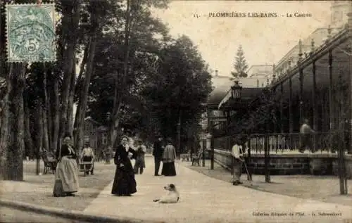 Ak Plombières les Bains Lothringen Vosges, Casino