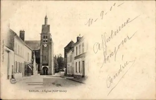 Ak Nangis Seine et Marne, Kirche