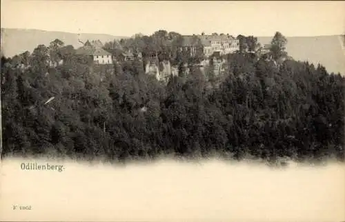 Ak Obernai Elsass Bas Rhin, Odilienberg Mont Sainte Odile, Gesamtansicht