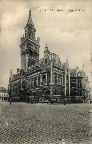 Ak Dunkerque Dünkirchen Nord, Rathaus