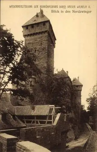 Ak Orschwiller Orschweiler Elsass Bas Rhin, Nordzwinger