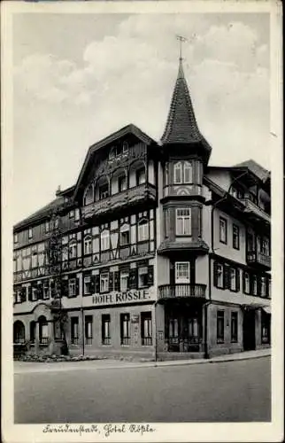 Ak Freudenstadt im Schwarzwald, Hotel Rössle