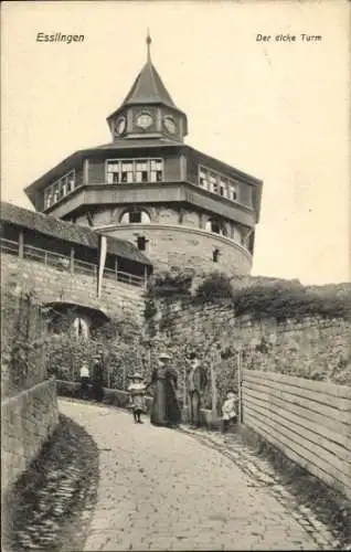 Ak Esslingen am Neckar, Der dicke Turm