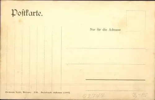 Ak Herrnhut in der Oberlausitz Sachsen, Platz, Gasthof