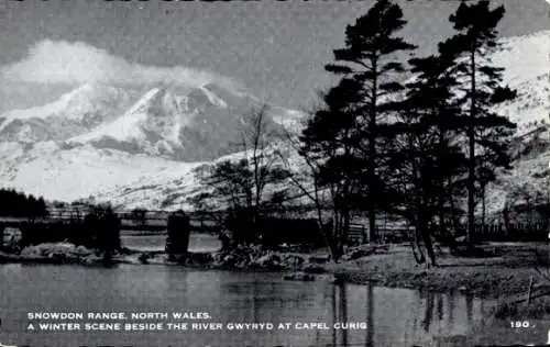 Ak Nordwales, Snowdon Range, Winterlandschaft