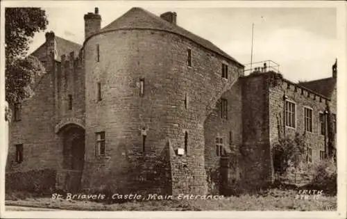 Ak Saint Briavels Gloucestershire England, Schloss