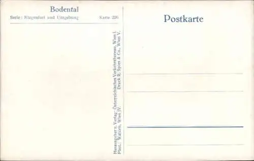 Ak Bodental in Kärnten, Dorfmotiv