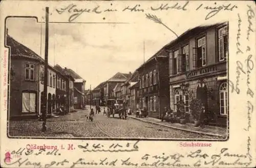 Ak Oldenburg in Holstein, Schuhstraße