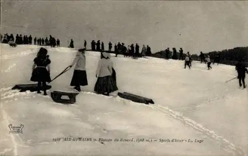 Ak Aix les Bains Savoie, Plateau du Revard, Wintersport