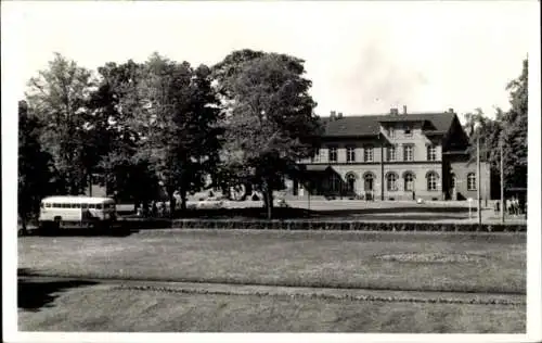 Ak Hansestadt Greifswald, Bahnhof