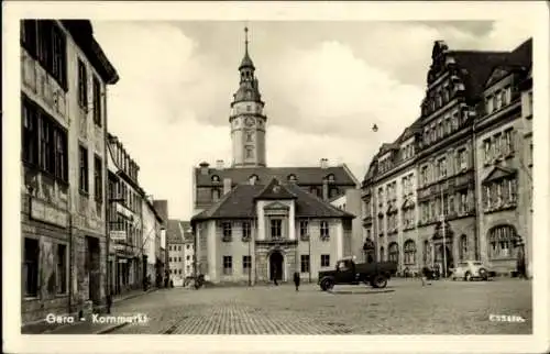 Ak Gera in Thüringen, Kornmarkt