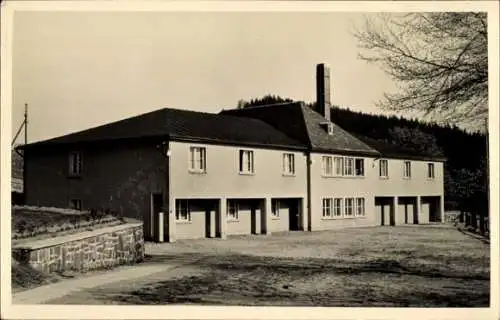 Ak Saalburg in Thüringen, Blick auf Gebäude