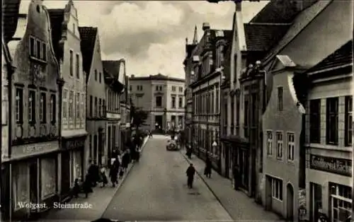 Ak Wolgast in Mecklenburg Vorpommern, Steinstraße