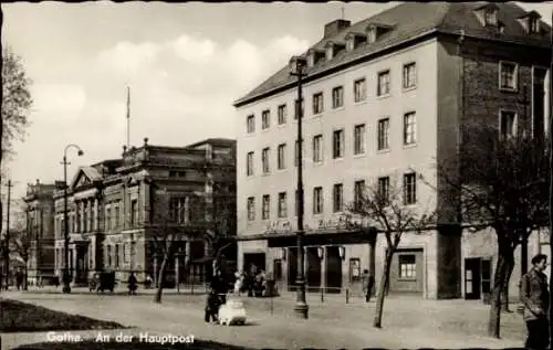 Ak Gotha in Thüringen, An der Hauptpost