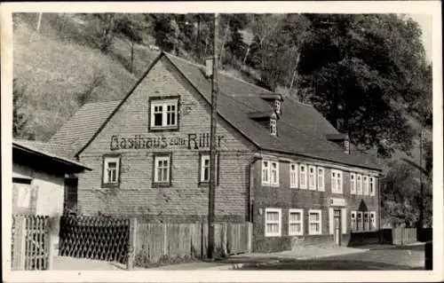 Ak Oelze Katzhütte im Schwarzatal, Gasthof zum Ritter