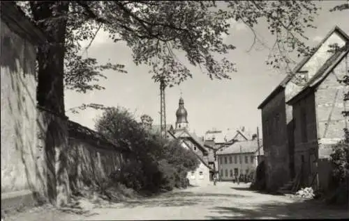 Ak Schalkau in Thüringen, Straßenpartie