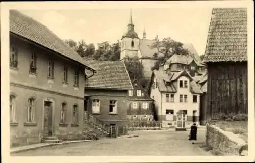 Ak Neuhaus Schierschnitz in Thüringen, Blick zur Kirche