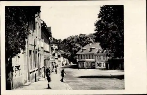 Ak Bad Sulza in Thüringen, Geschäft, Straßenpartie