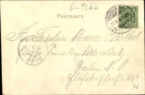 Ak Frankenberg in Sachsen, Stiftungsfest des Turnvereins 1899, Vereinsturnhalle