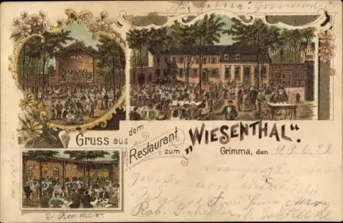 Litho Grimma in Sachsen, Restaurant Wiesenthal