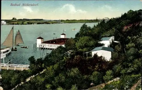 Ak Rüdersdorf bei Berlin, Partie am Seebad