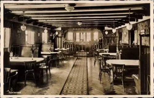Ak Rettenberg im Allgäu, Gasthof Post Adlerbräu, Innenansicht