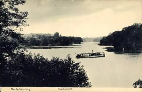 Ak Neu Babelsberg Neubabelsberg Potsdam, Griebnitzsee