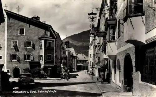 Ak Rattenberg in Tirol, Bahnhofstraße