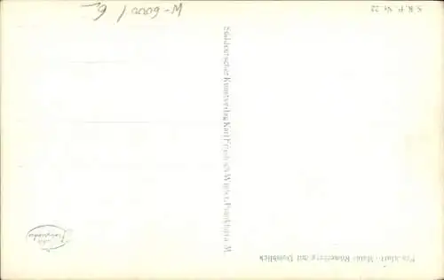 Ak Frankfurt am Main, Römerberg, Domturm