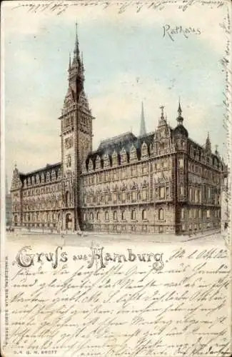 Litho Hamburg, Das Rathaus