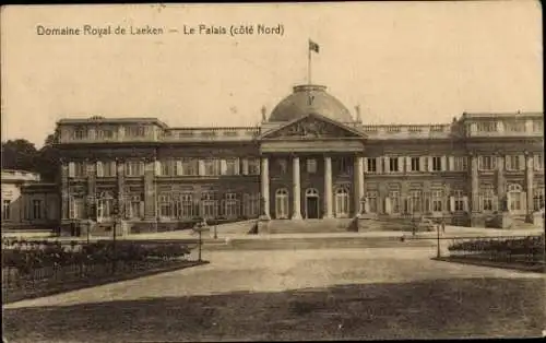 Ak Laeken Bruxelles Brüssel, Domaine Royal, Le Palais, cote Nord