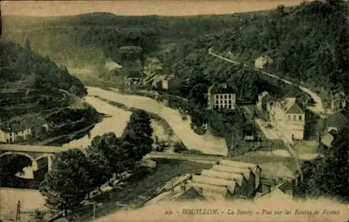 Ak Bouillon Wallonie Luxembourg, La Semoy, Routes de France