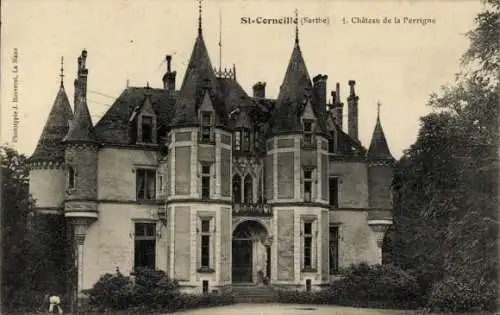 Ak St-Corneille Sarthe, Chateau de la Perrigne