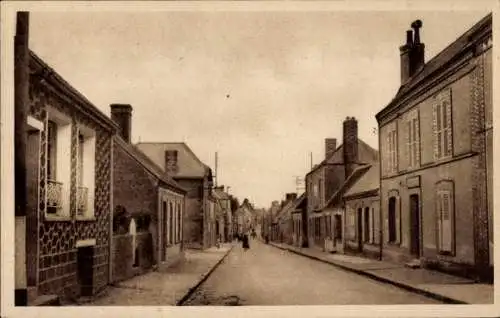 Ak Vibraye Sarthe, Rue des Sablons