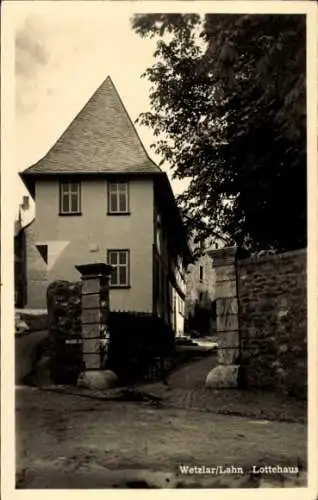 Foto Ak Wetzlar an der Lahn, Lottehaus