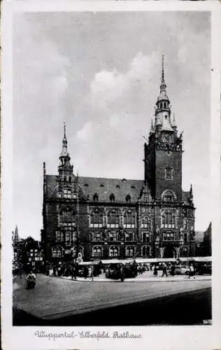 Ak Elberfeld Wuppertal, Rathaus