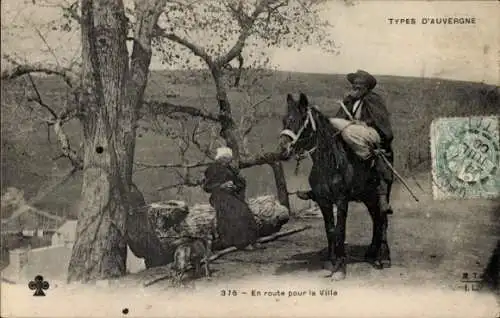 Ak-Typen der Auvergne, Auf dem Weg in die Stadt