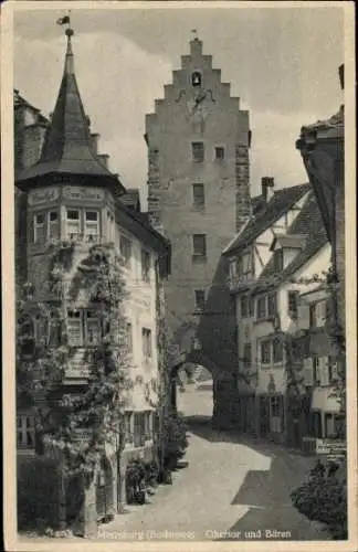 Ak Meersburg am Bodensee, Obertor und Gasthof zum Bären