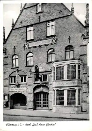 Ak Oldenburg im Großherzogtum Oldenburg, Hotel Graf Anton Günther