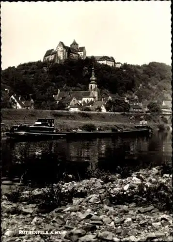 Ak Rothenfels am Main Unterfranken, Teilansicht, Kirche