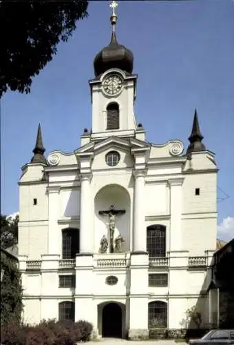 Ak Raitenhaslach Burghausen an der Salzach Oberbayern, Klosterkirche Raitenhaslach