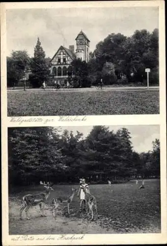 Ak Köln am Rhein, Waldgaststätte zur Waldschenke, Stadtwald, Hirschpark