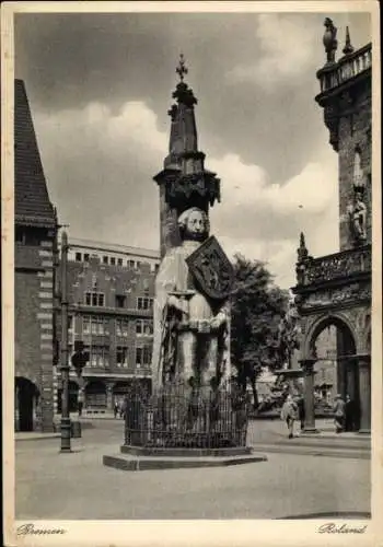 Ak Hansestadt Bremen, Roland