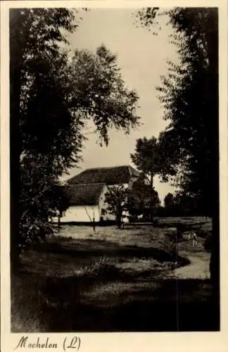 Ak Mechelen Limburg Niederlande, Geul-Landschaft in der Nähe der Mühle