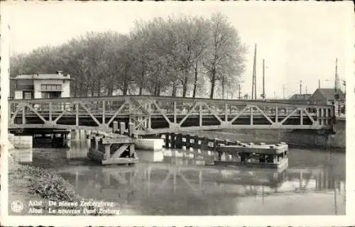 Ak Aalst Alost Ostflandern, Neue Brücke Zeeberg