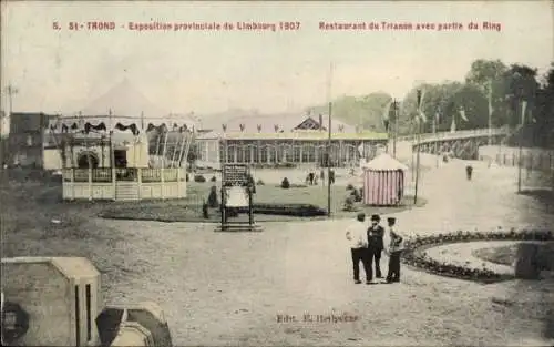 Ak Saint Trond Sint Truiden Flandern Limburg, Exposition provinciale du Limbourg 1907, Restaurant