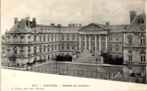 Ak Amiens Somme, Palais de Justice